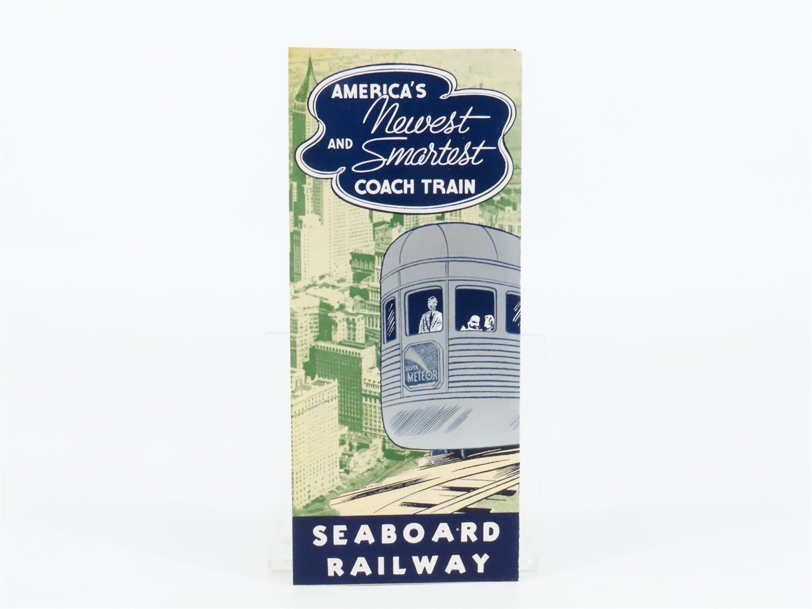 Vintage SAL Seaboard Air Line Railway "Silver Meteor" Passenger Train Brochure