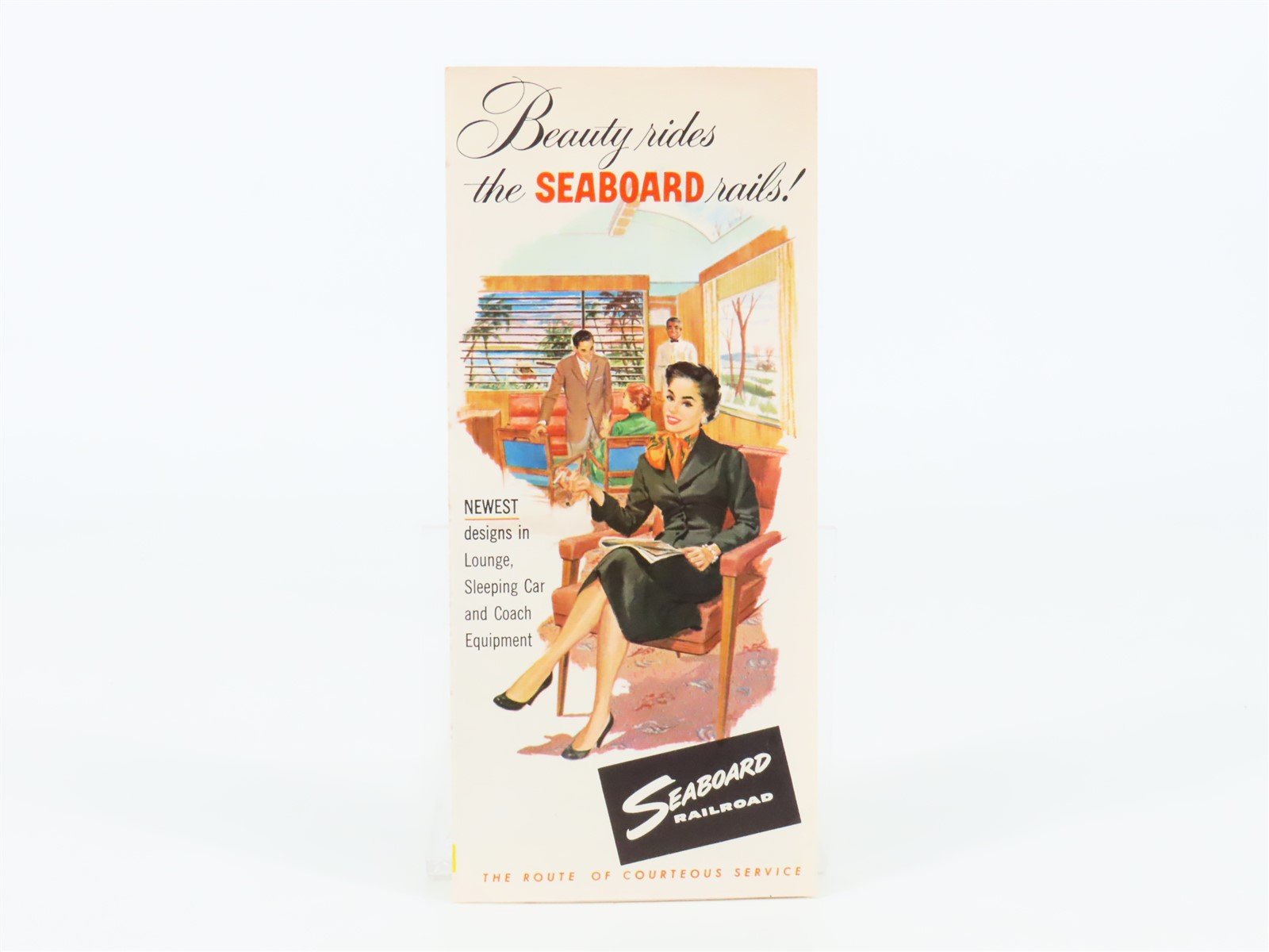Vintage SAL Seaboard Air Line Railroad Passenger Brochure Winter Season 1956-57
