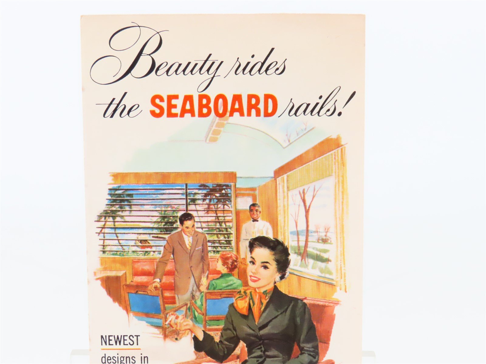 Vintage SAL Seaboard Air Line Railroad Passenger Brochure Winter Season 1956-57