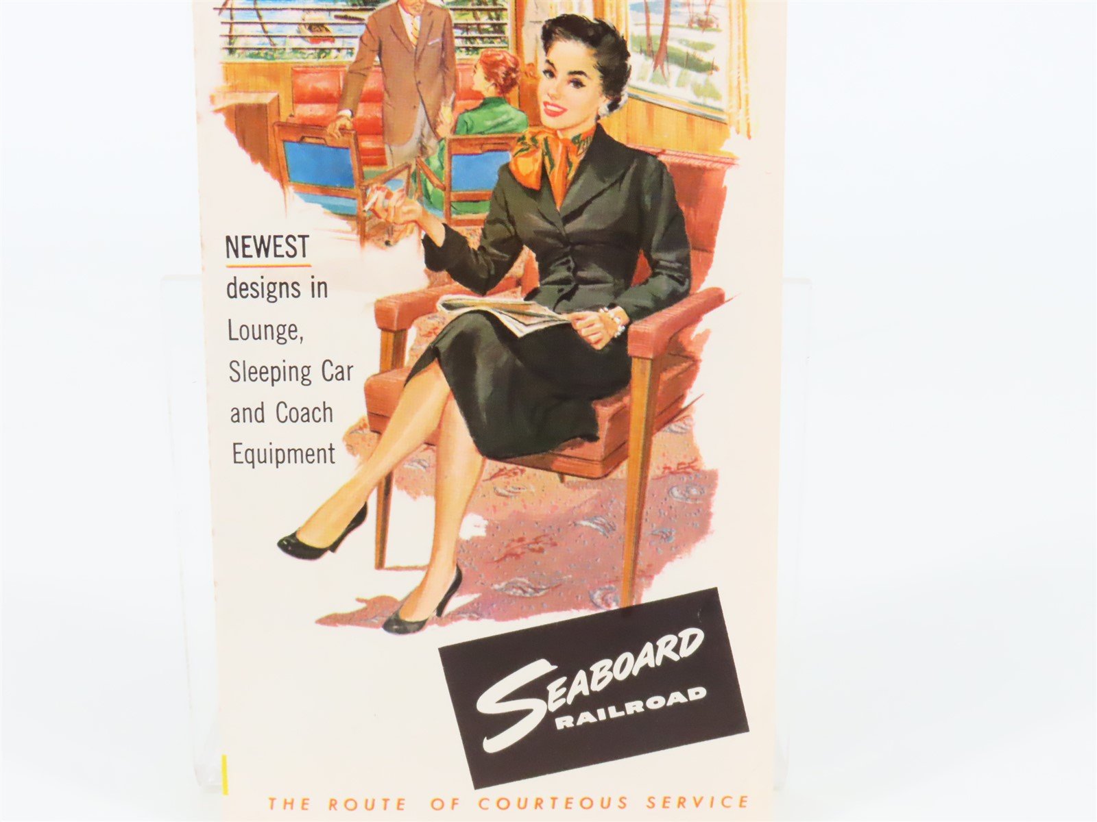 Vintage SAL Seaboard Air Line Railroad Passenger Brochure Winter Season 1956-57