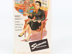 Vintage SAL Seaboard Air Line Railroad Passenger Brochure Winter Season 1956-57