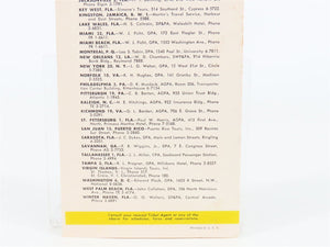 Vintage SAL Seaboard Air Line Railroad Passenger Brochure Winter Season 1956-57