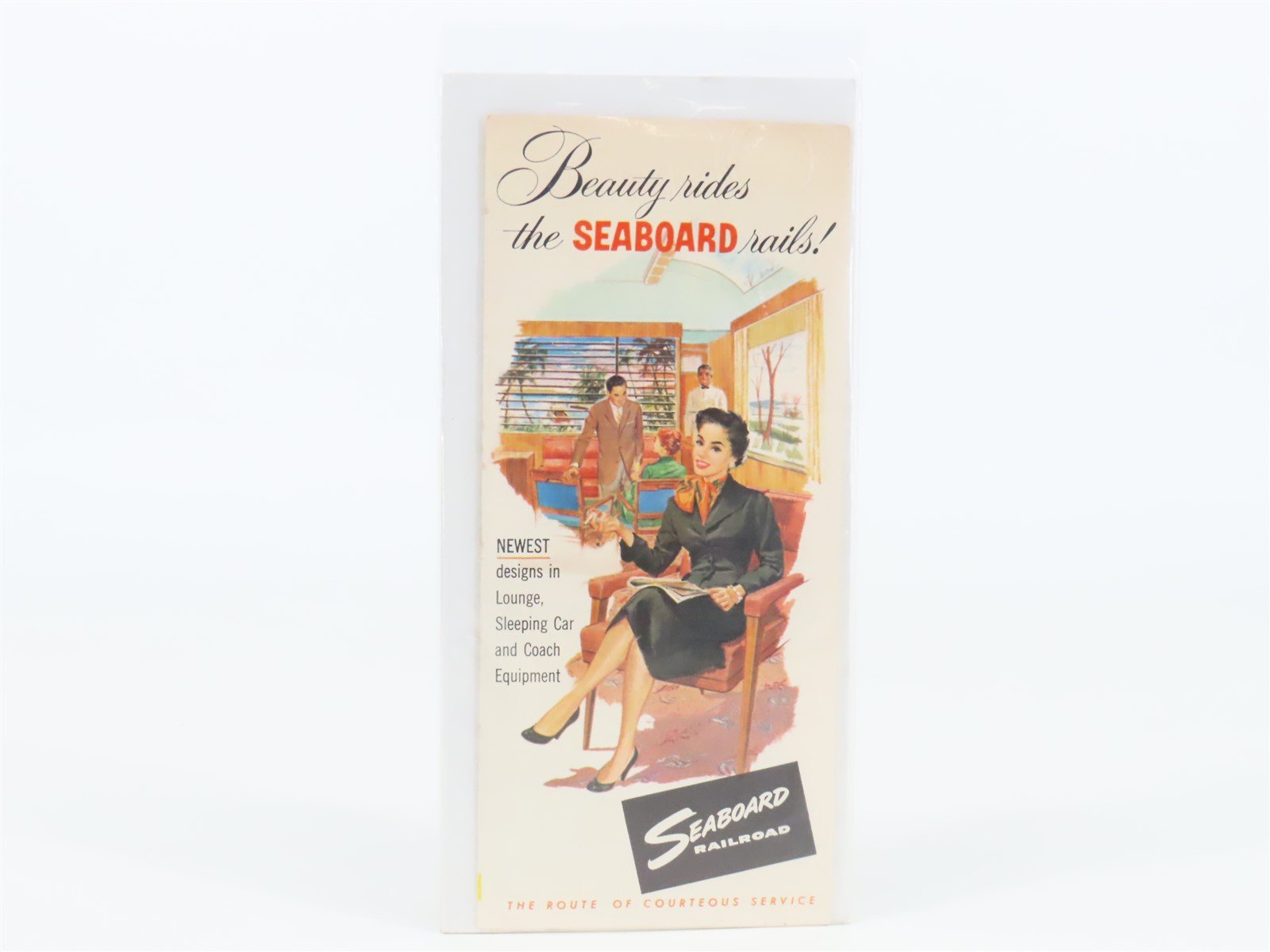 Vintage SAL Seaboard Air Line Railroad Passenger Brochure Winter Season 1956-57