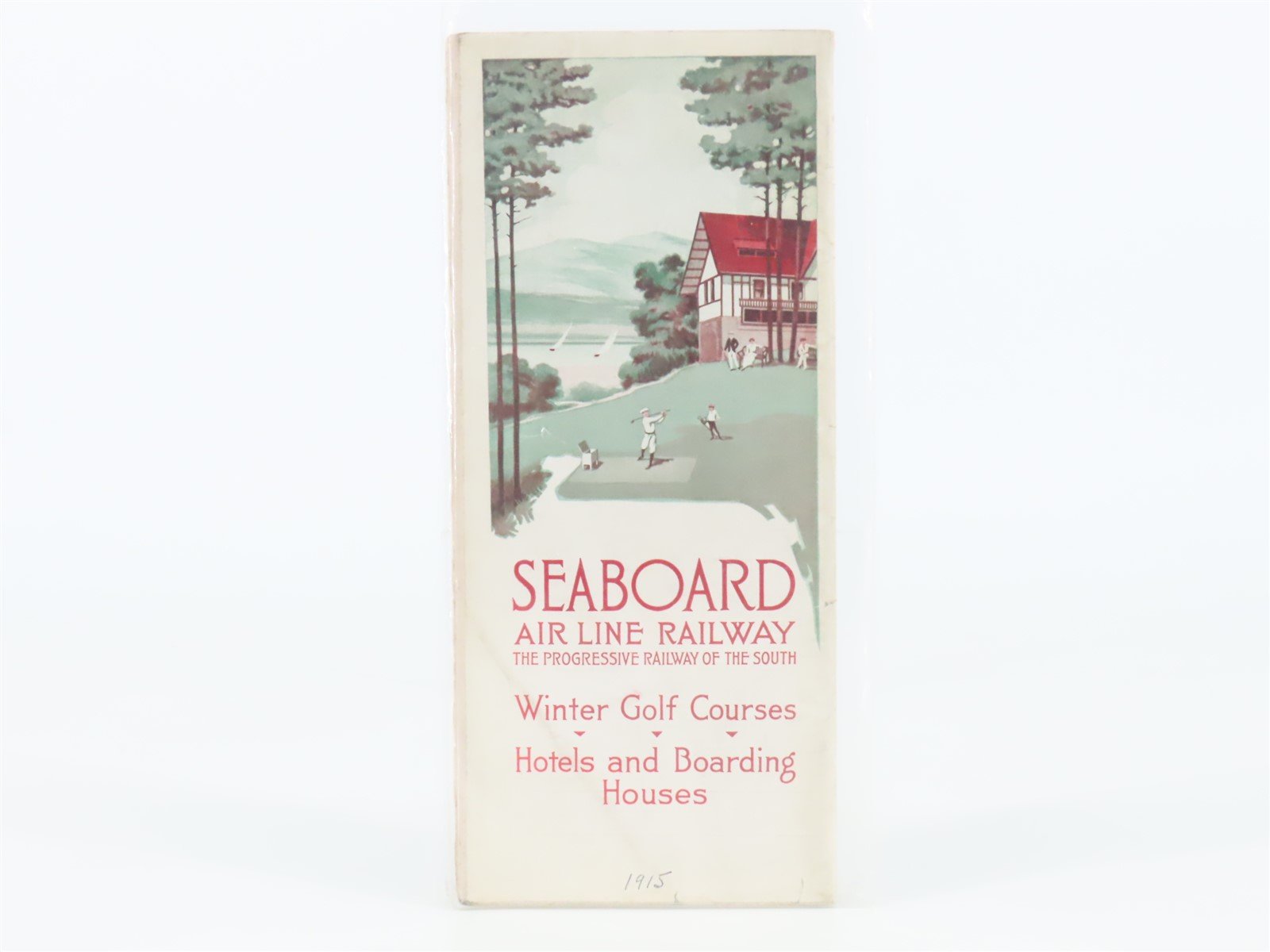 Antique SAL Seaboard Air Line Railway "Winter Golf Courses" Brochure Circa 1915