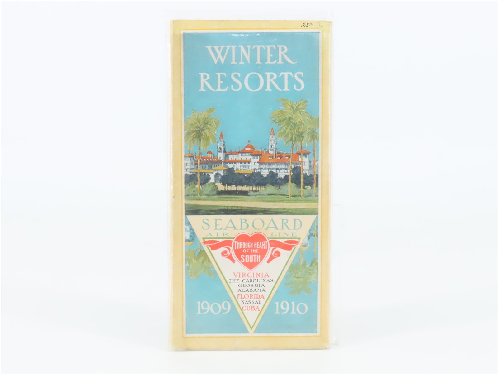 Antique SAL Seaboard Air Line Railway "Winter Resorts" Brochure 1909-1910