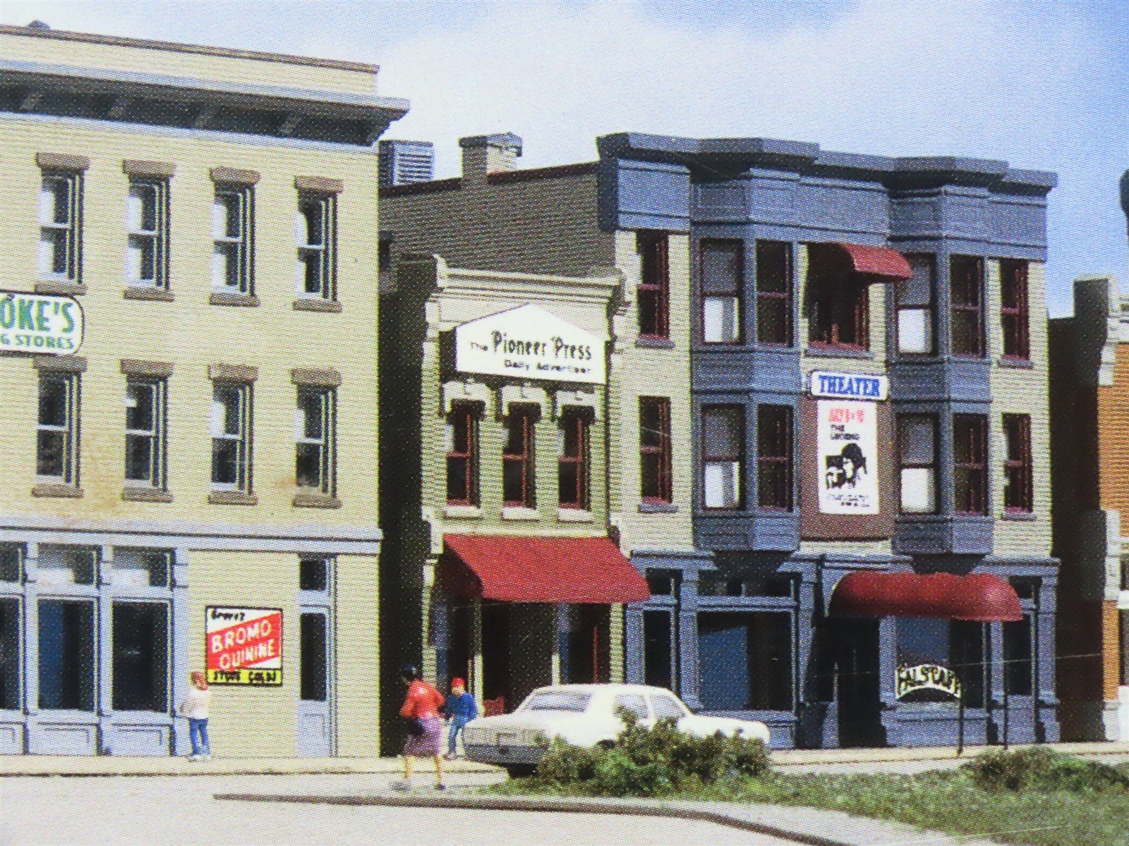 N Scale Woodland Scenics Kit S1485 Town And Factory Building Set - SEALED