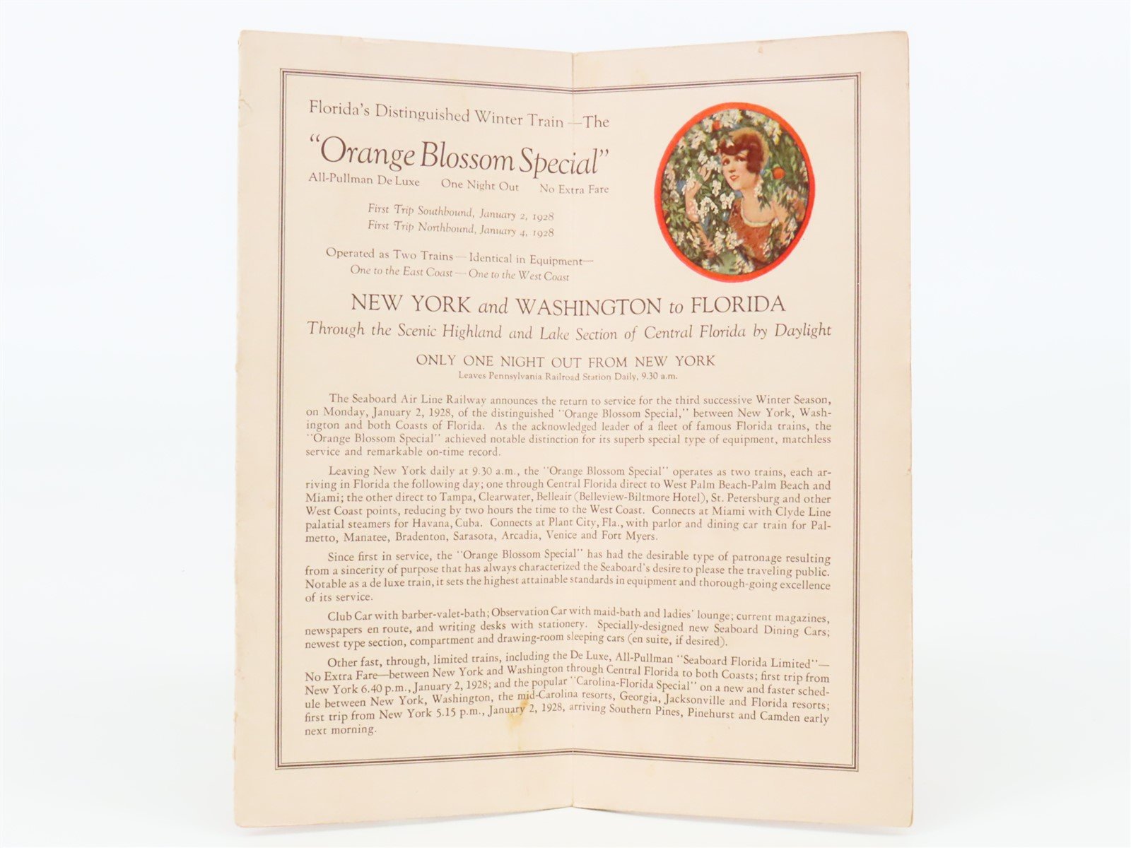 Vintage SAL Orange Blossom Special 