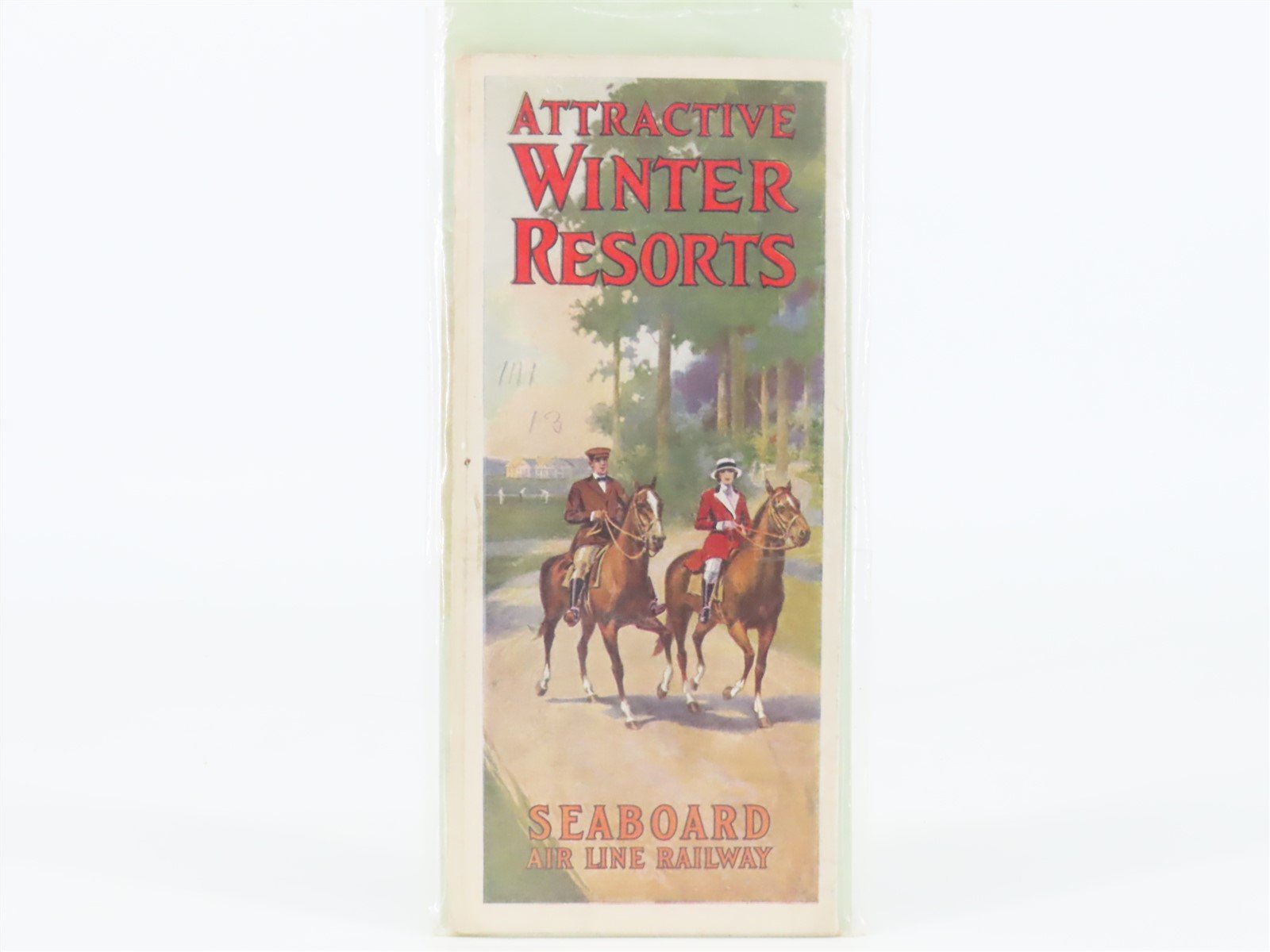 Antique SAL Seaboard Air Line "Attractive Winter Resorts" Brochure Circa 1920