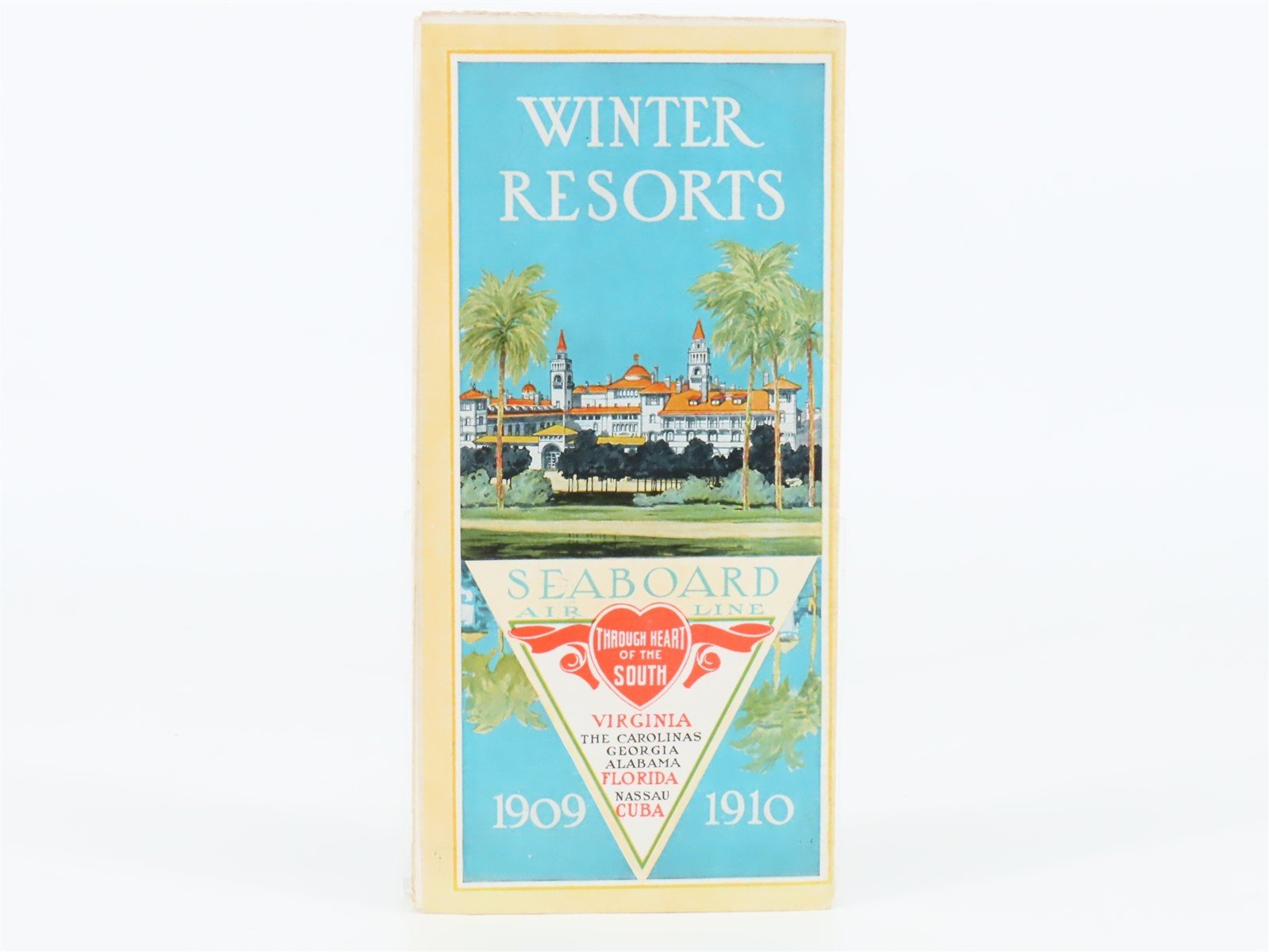 Antique SAL Seaboard Air Line Railway "Winter Resorts" Brochure 1909-1910