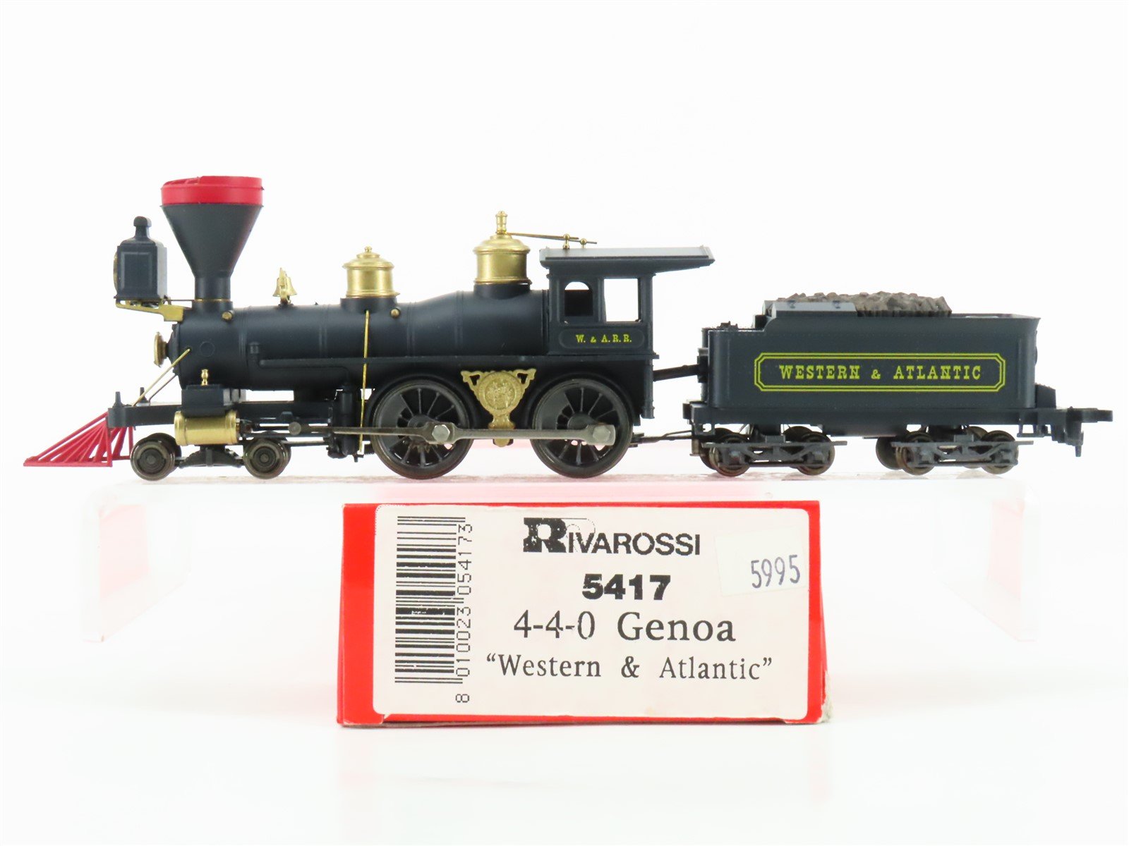 HO Scale Rivarossi 5417 W&A Western & Atlantic 4-4-0 Steam Locomotive #12