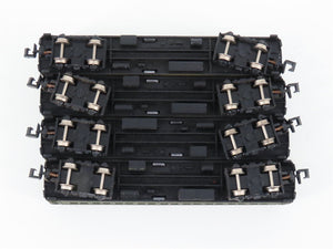 LOT of 4 N Scale Bachmann ATSF Santa Fe Coach/RPO Passenger Cars