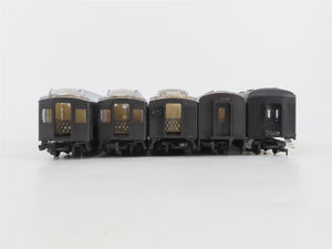 LOT of 5 HO Scale Rivarossi Unpainted Assorted Passenger Cars