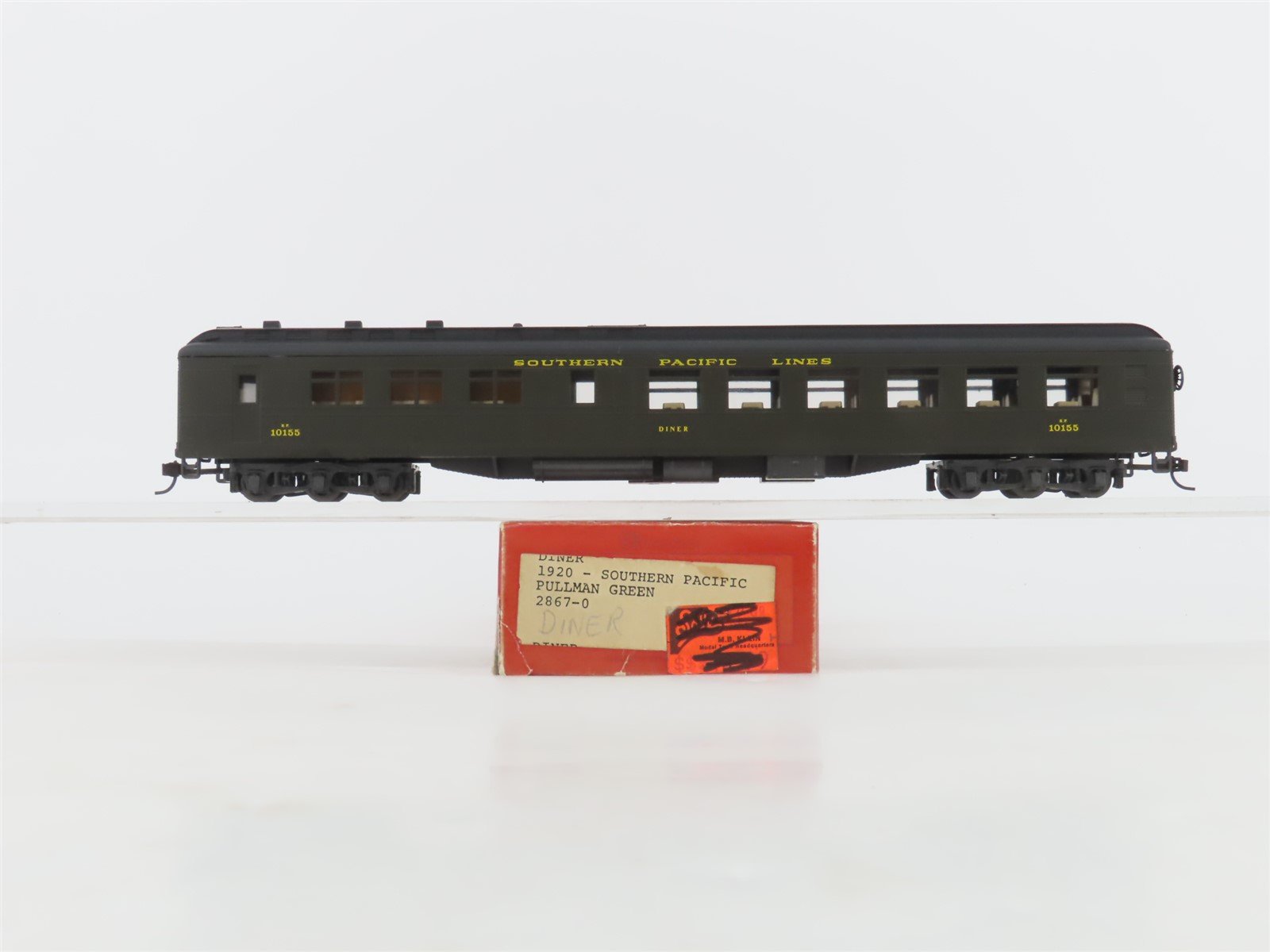 HO Scale Rivarossi 2867-0 SP Southern Pacific Lines Diner Passenger Car #10155