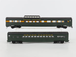 LOT of 2 HO Scale Con-Cor Grand Canyon Dome & Coach Passenger Cars