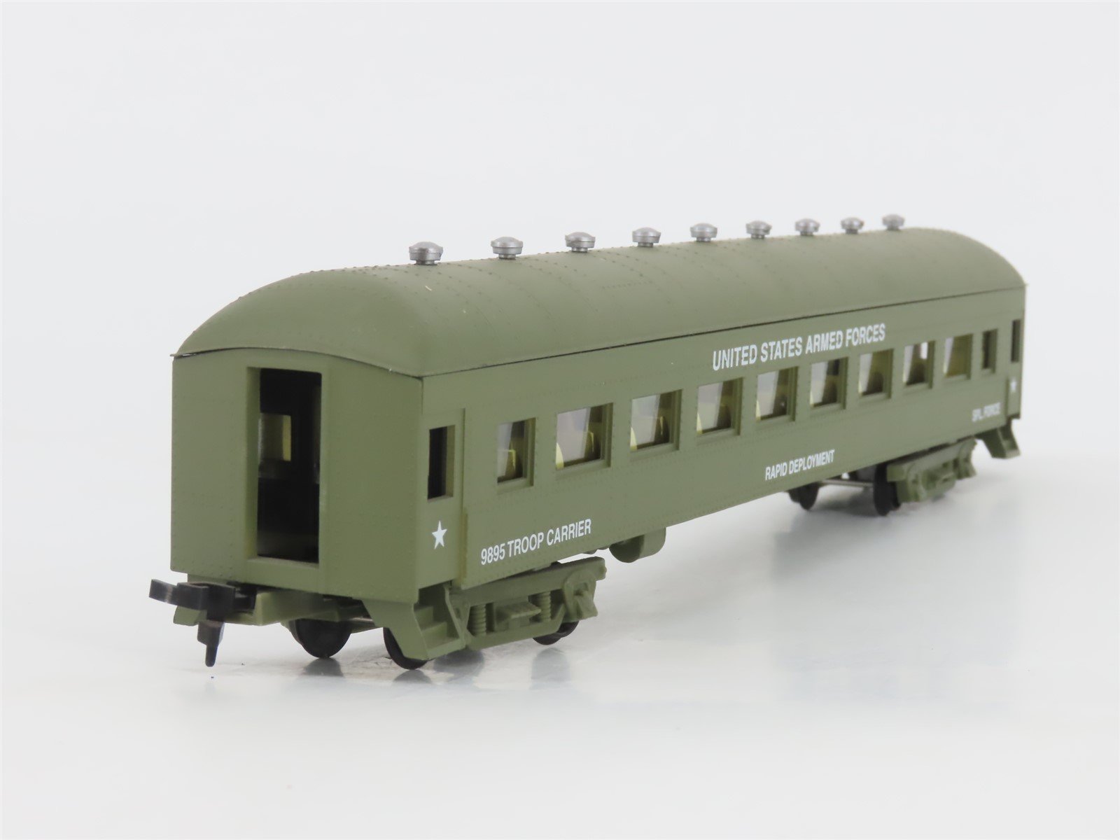 LOT of 2 HO Scale Model Power USAF United States Armed Forces Passenger Cars