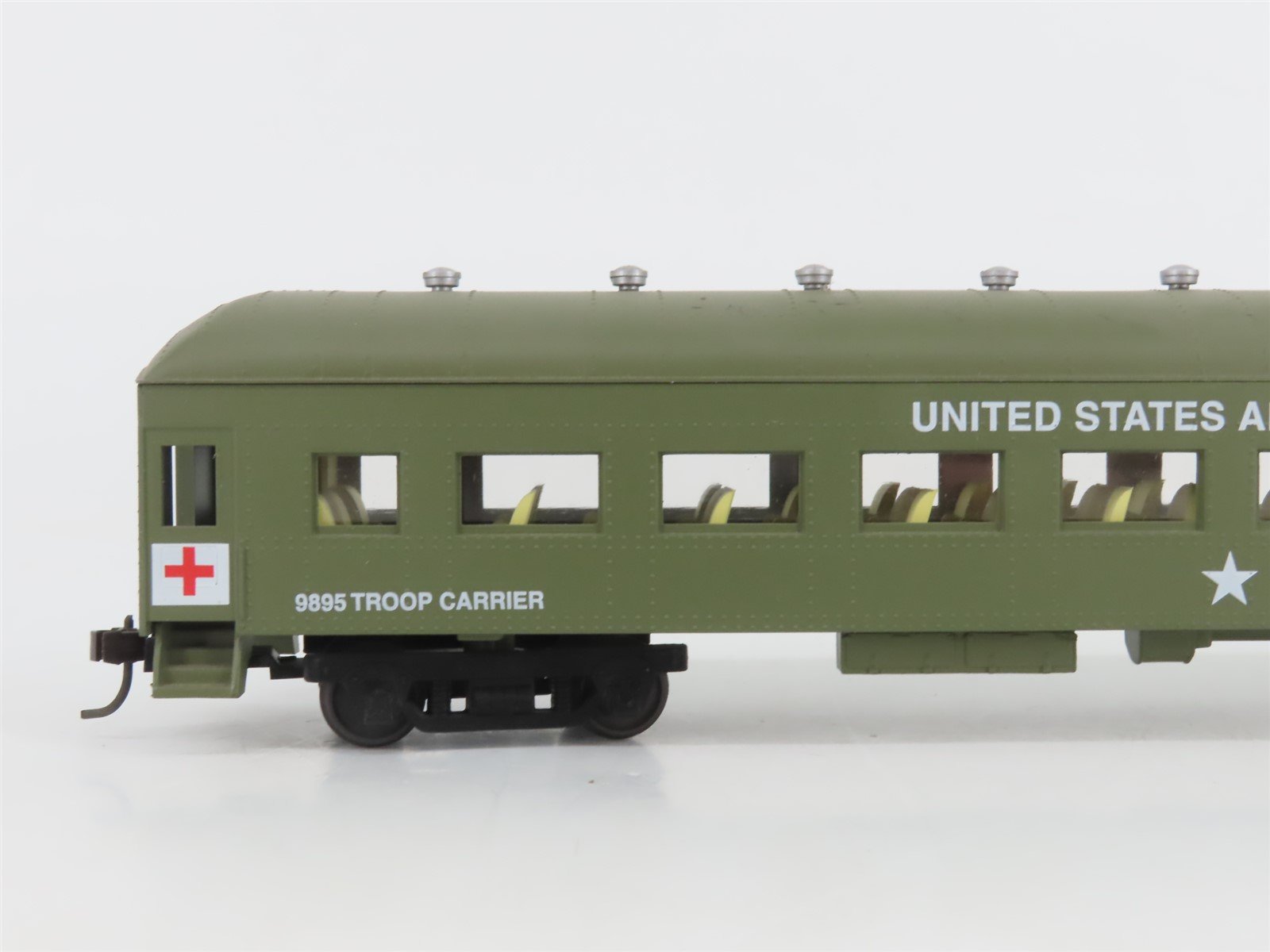 LOT of 2 HO Scale Model Power USAF United States Armed Forces Passenger Cars
