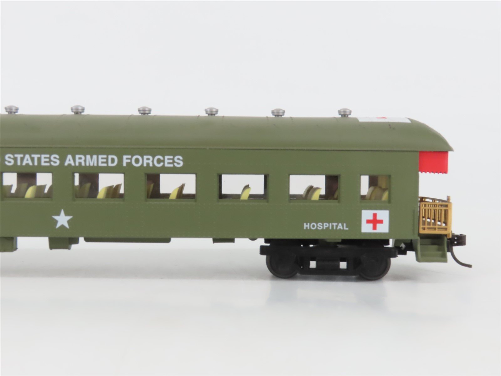 LOT of 2 HO Scale Model Power USAF United States Armed Forces Passenger Cars
