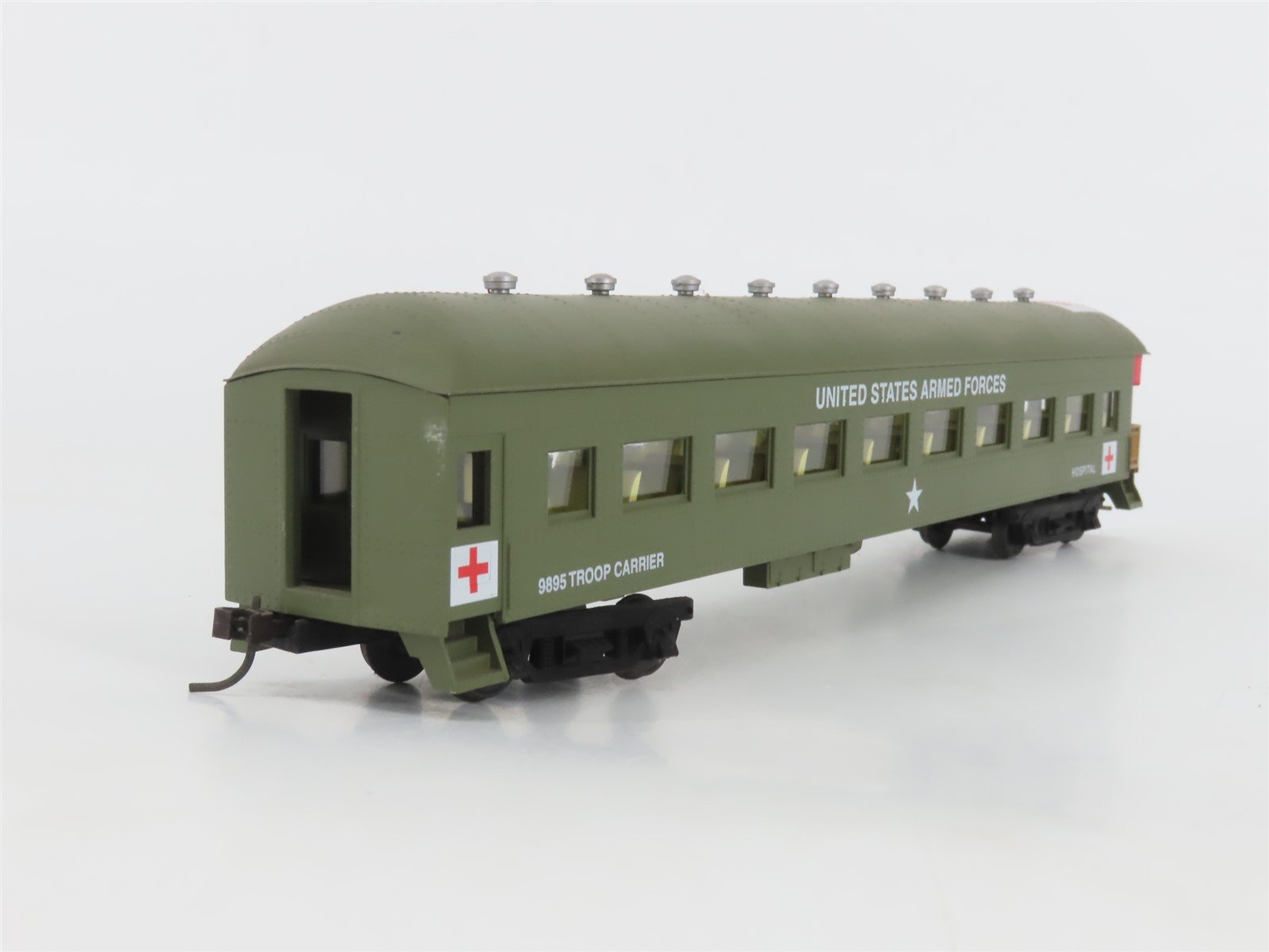 LOT of 2 HO Scale Model Power USAF United States Armed Forces Passenger Cars