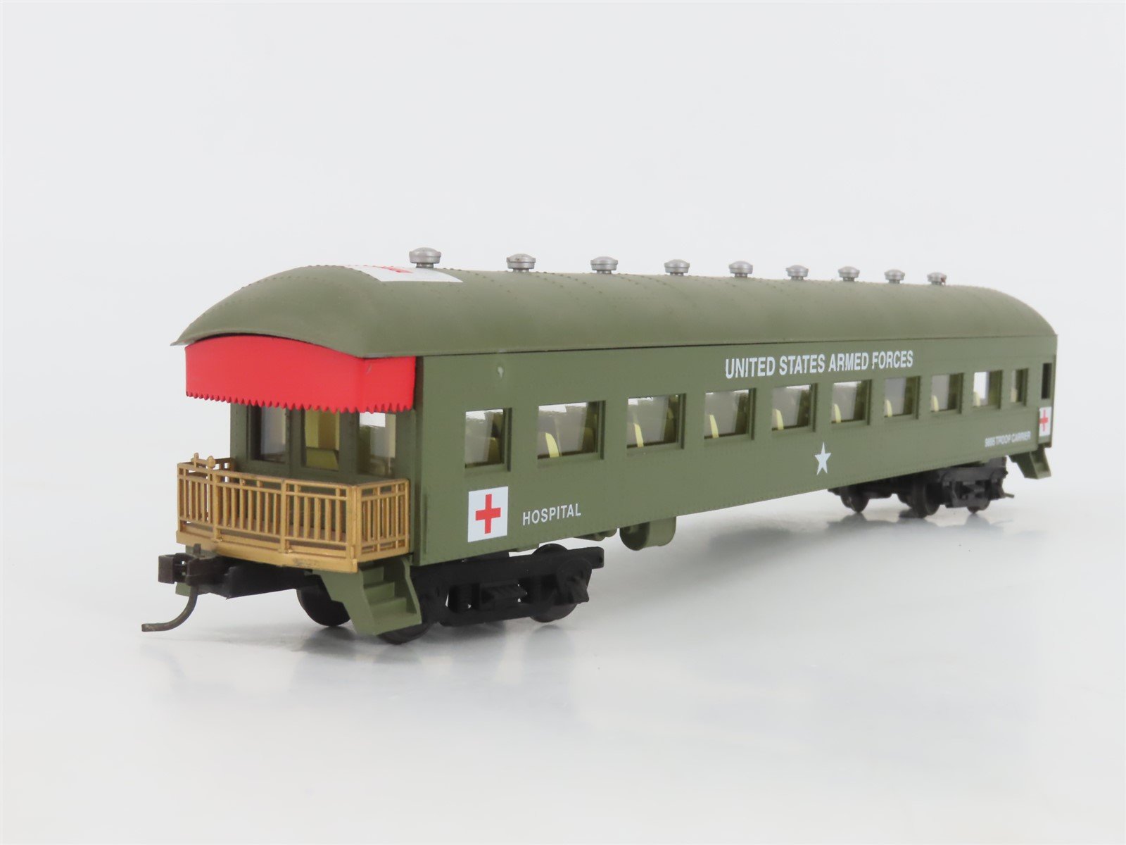 LOT of 2 HO Scale Model Power USAF United States Armed Forces Passenger Cars