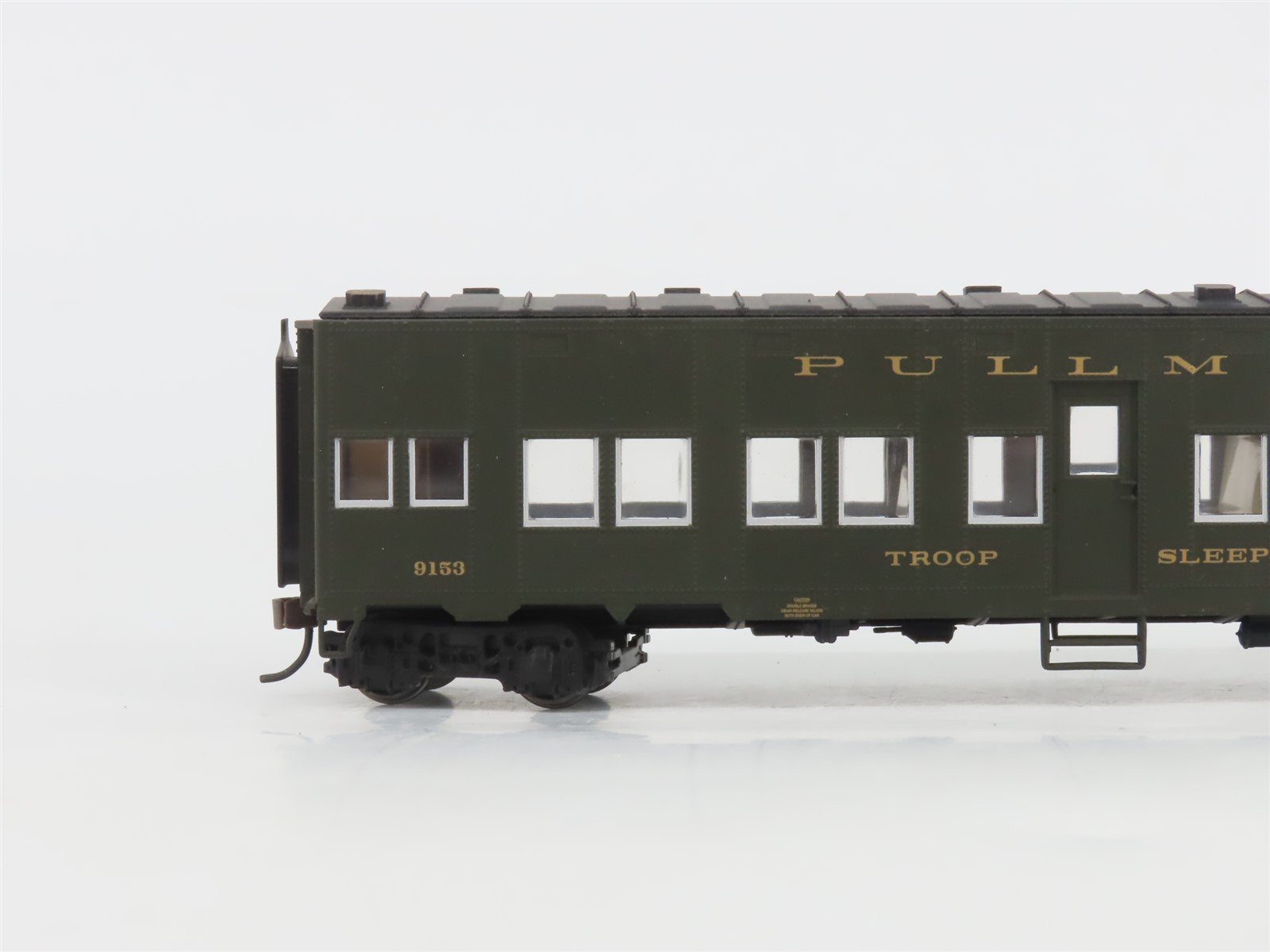 HO Scale Walthers Pullman Troop Sleeper Passenger Car #9153