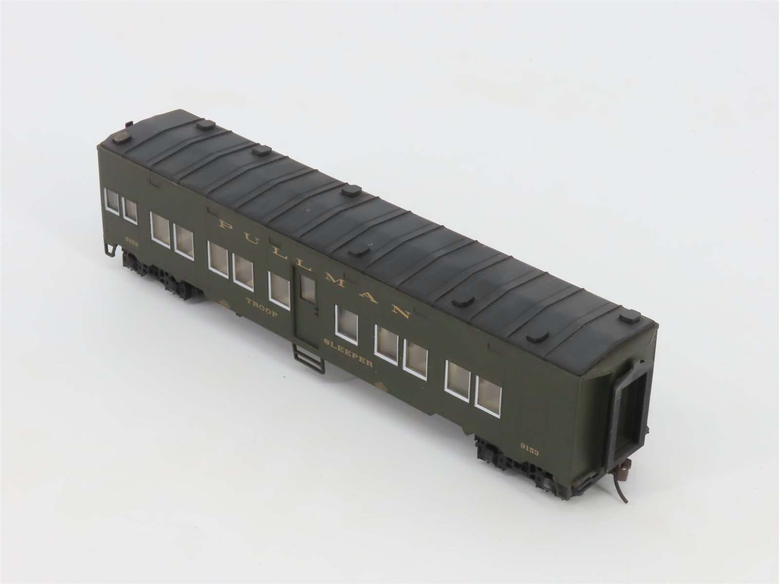 HO Scale Walthers Pullman Troop Sleeper Passenger Car #9153