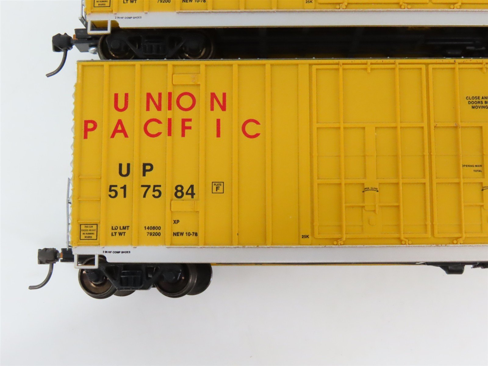 LOT of 3 HO Scale E&C Shops & Athearn UP Union Pacific Railroad Box Cars