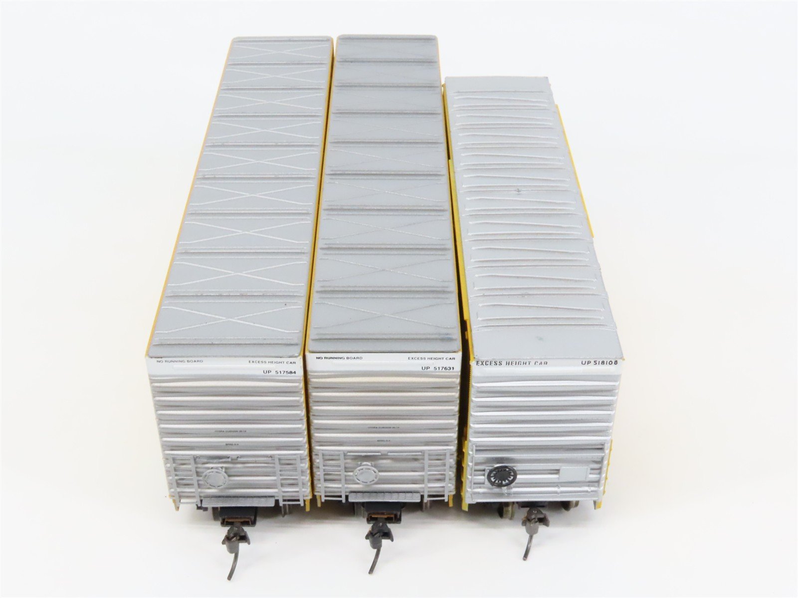 LOT of 3 HO Scale E&C Shops & Athearn UP Union Pacific Railroad Box Cars