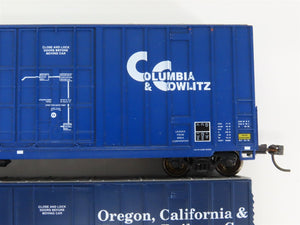 LOT of 3 HO Scale E&C Shops & LBF Company OCE/CLC Double Plug Door Box Cars