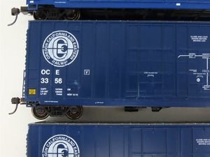 LOT of 3 HO Scale E&C Shops & LBF Company OCE/CLC Double Plug Door Box Cars