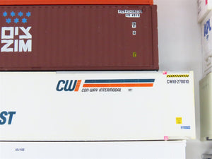 LOT of 11 HO Walthers Genstar/Con-Quest/Evergreen/& More Trailer & Containers