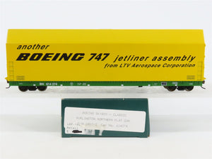 HO LBF Company 1803-2 BN Burlington Northern Boeing Skybox Flat Car #614274