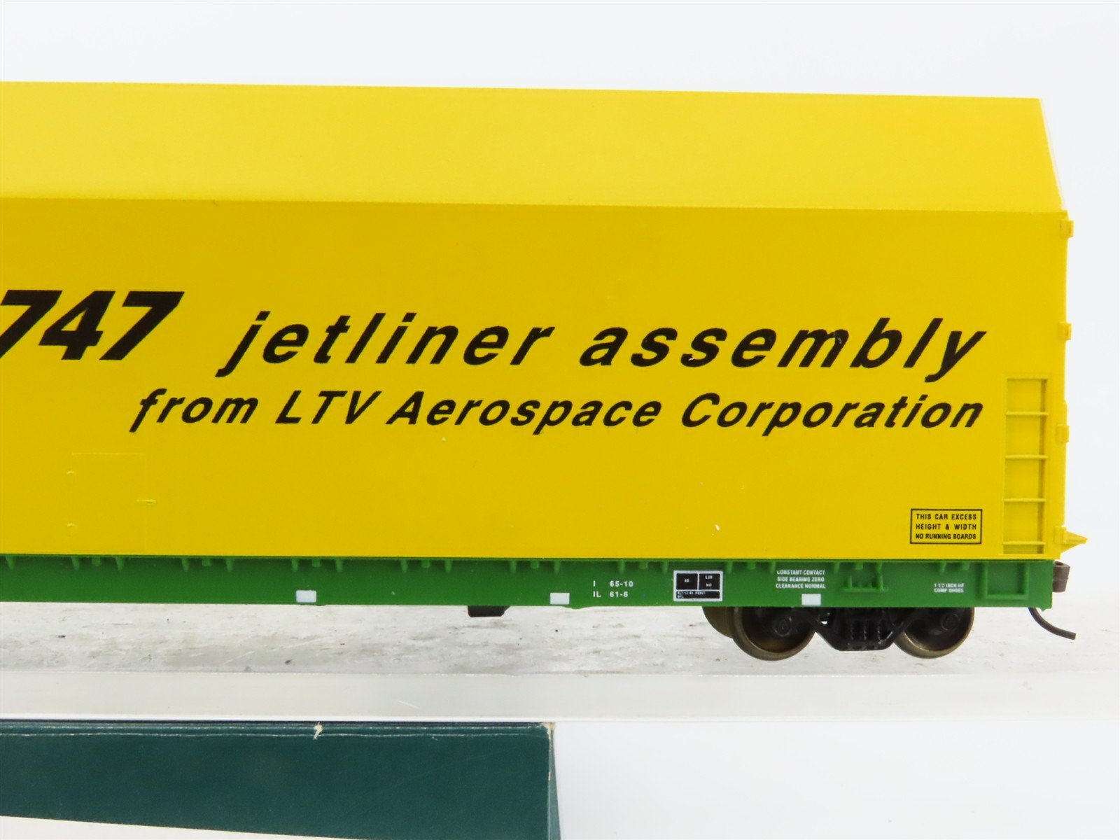 HO LBF Company 1803-2 BN Burlington Northern Boeing Skybox Flat Car #614274