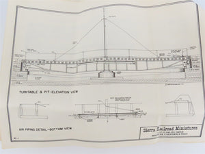 HO 1/87 Scale Sierra Railroad Miniatures Kit P1 Turntable