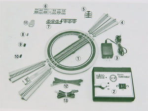 N Scale Kato Unitrack 20-283 Electric Turntable w/ Controller