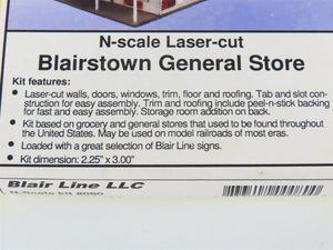 N 1/160 Scale Blair Line LLC Laser-Cut Kit 080 Blairstown General Store