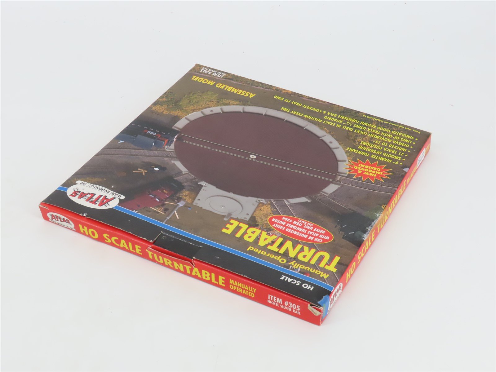 HO Scale Atlas 305 Manually Operated Turntable