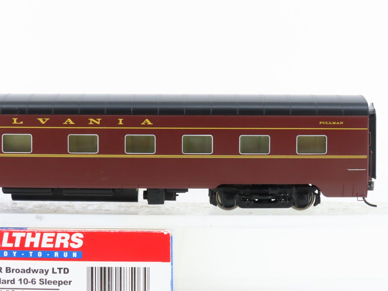HO Scale Walthers 932-9660 PRR Broadway Ltd 1953 PS 10-6 Sleeper Passenger