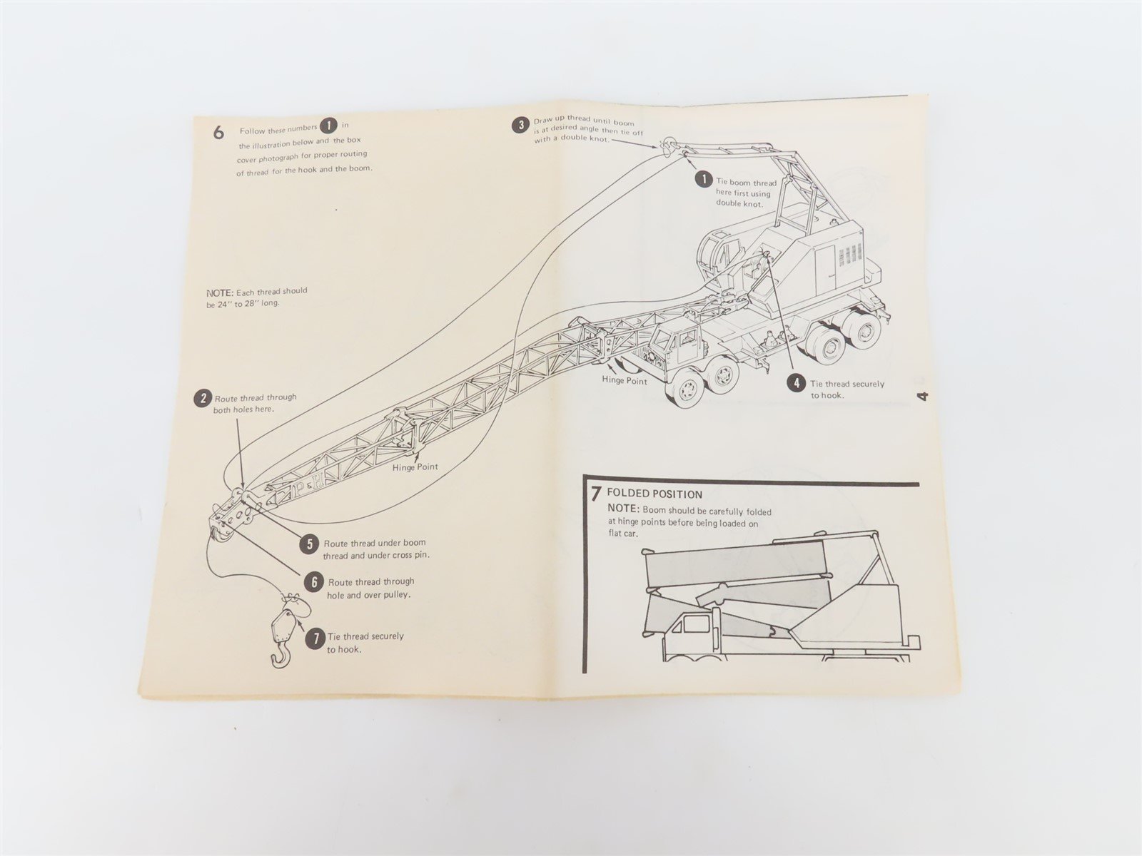 O 1/48 Scale Lionel 6-12750 Crane Assembly Kit