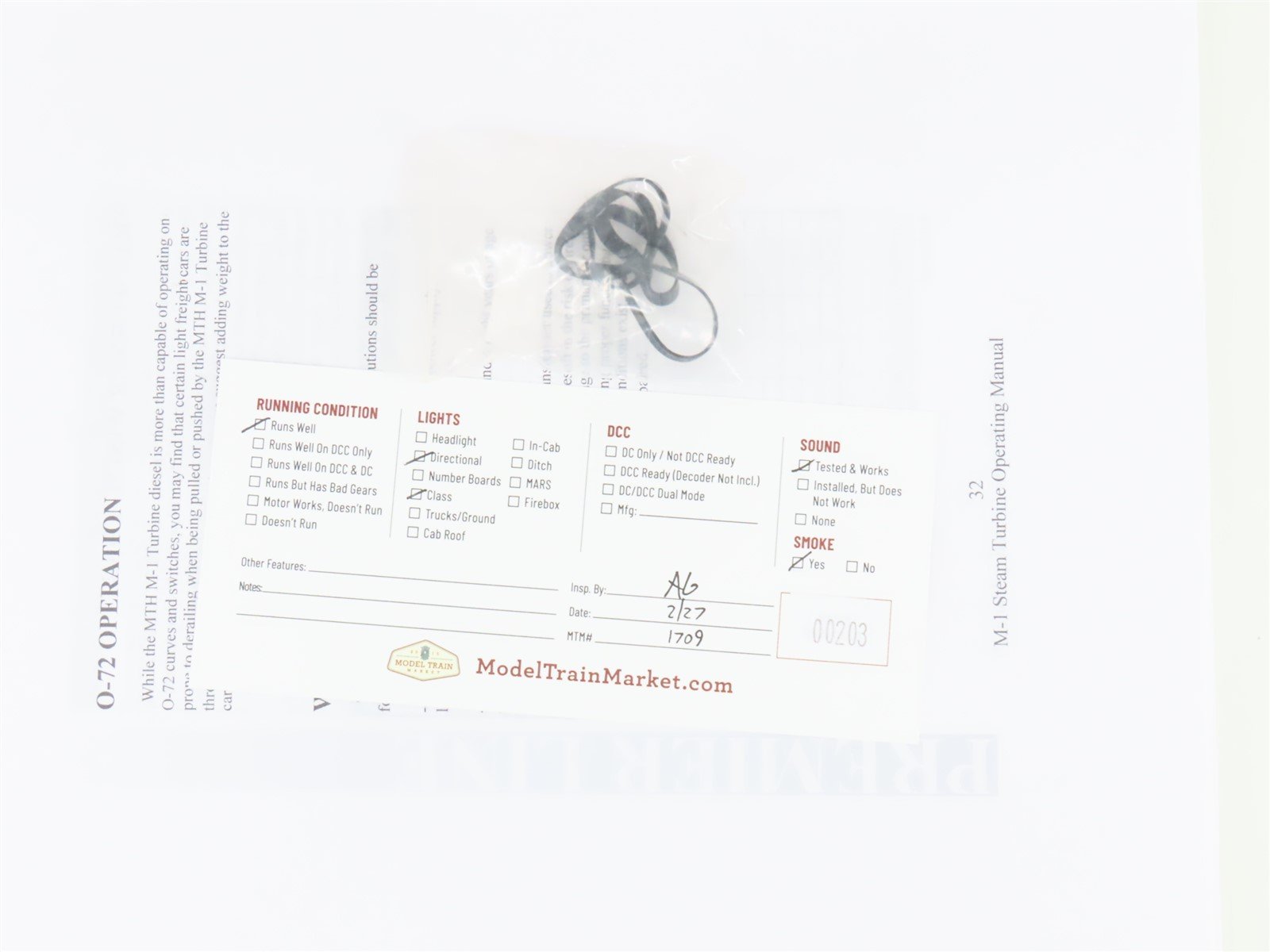 O Gauge 3-Rail MTH 20-3042-1 C&O Chesapeake & Ohio M-1 Diesel Turbine #500