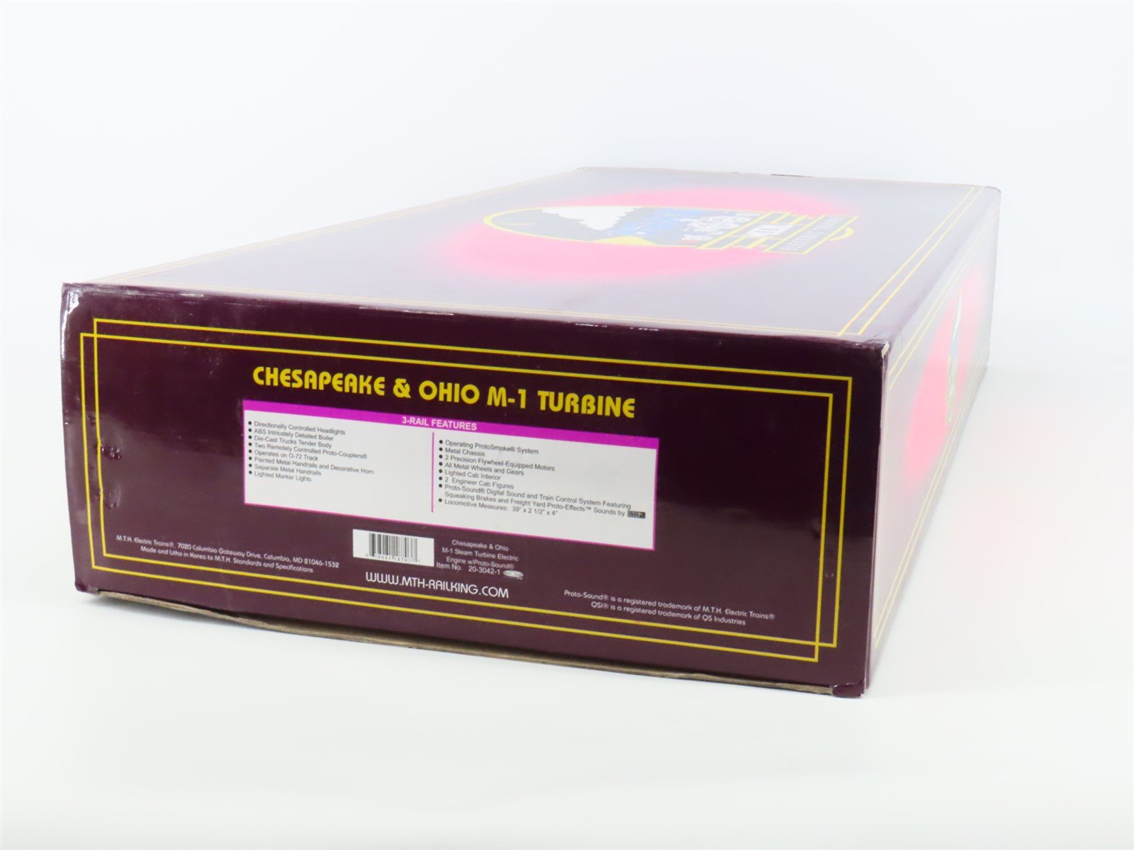 O Gauge 3-Rail MTH 20-3042-1 C&O Chesapeake & Ohio M-1 Diesel Turbine #500