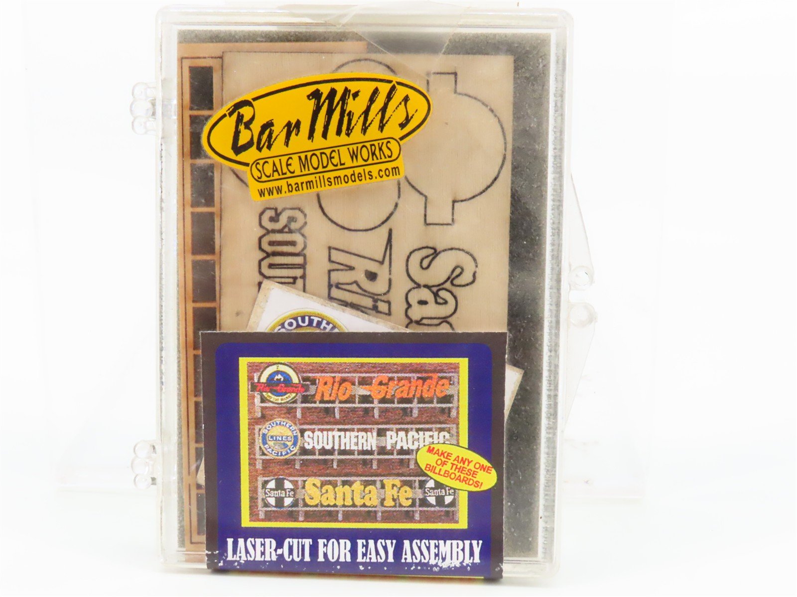 N 1/160 Bar Mills 99101 Southern Pacific, Rio Grande, & Santa Fe Wood Billboard