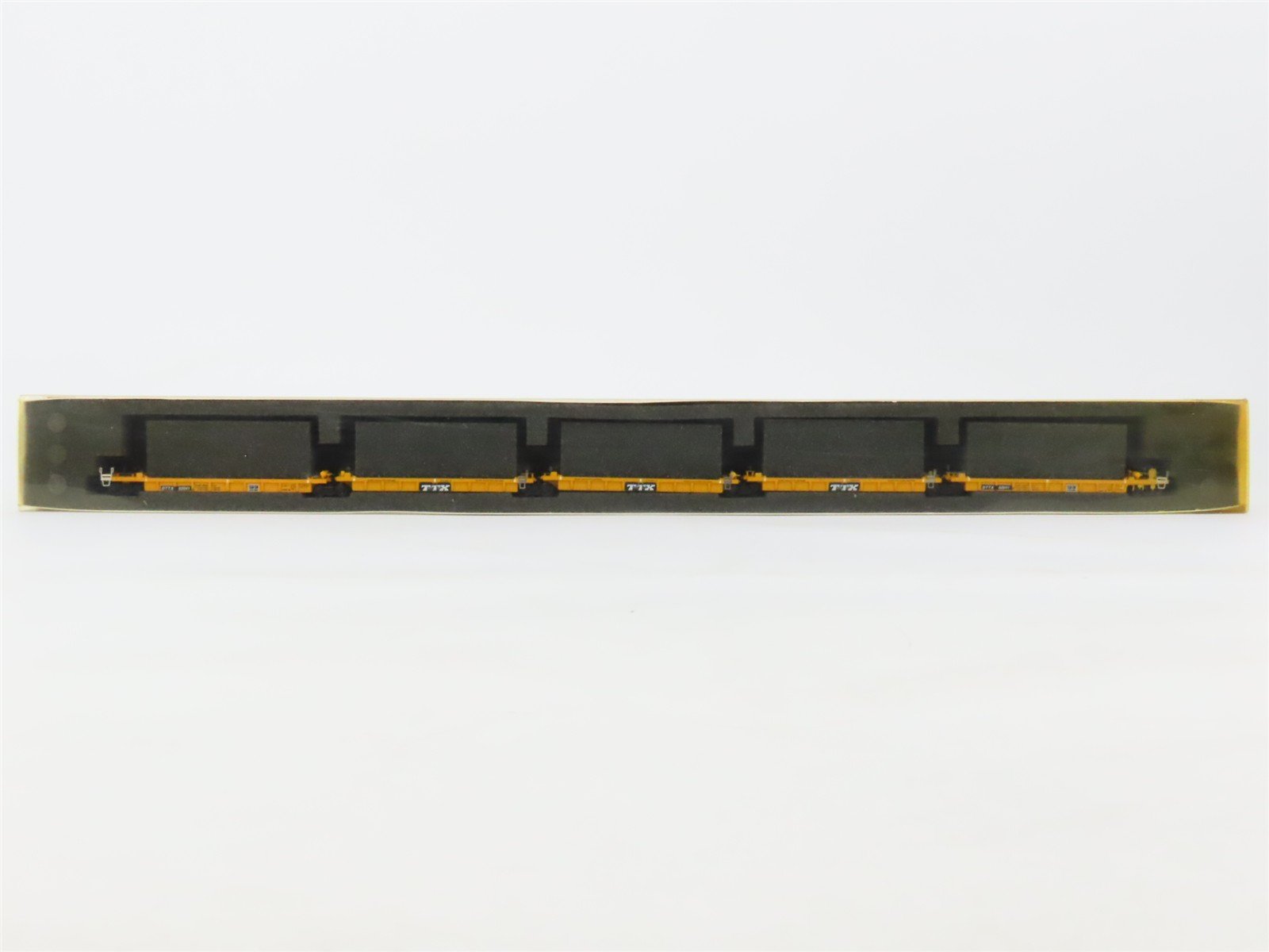 N Scale Deluxe 110111 DTTX / TTX Thrall Lo-Pac 2000 Articulated Well Car Set #2