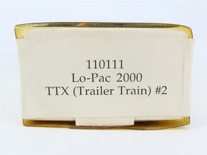 N Scale Deluxe 110111 DTTX / TTX Thrall Lo-Pac 2000 Articulated Well Car Set #2