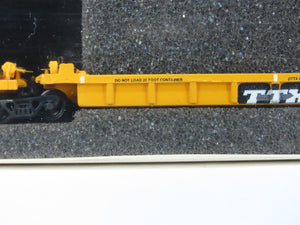 N Scale Deluxe 110111 DTTX / TTX Thrall Lo-Pac 2000 Articulated Well Car Set #2