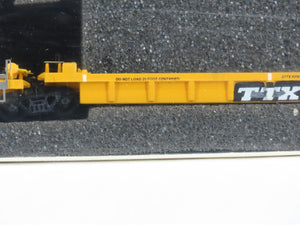 N Scale Deluxe 110111 DTTX / TTX Thrall Lo-Pac 2000 Articulated Well Car Set #2
