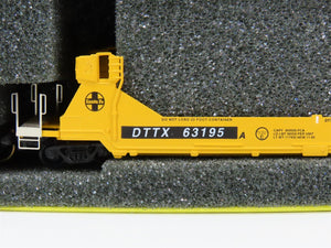 N Scale Deluxe 15020M-B DTTX / ATSF Articulated Gunderson Twinstack 5-Unit Set