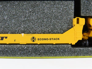 N Scale Deluxe 15020M-B DTTX / ATSF Articulated Gunderson Twinstack 5-Unit Set