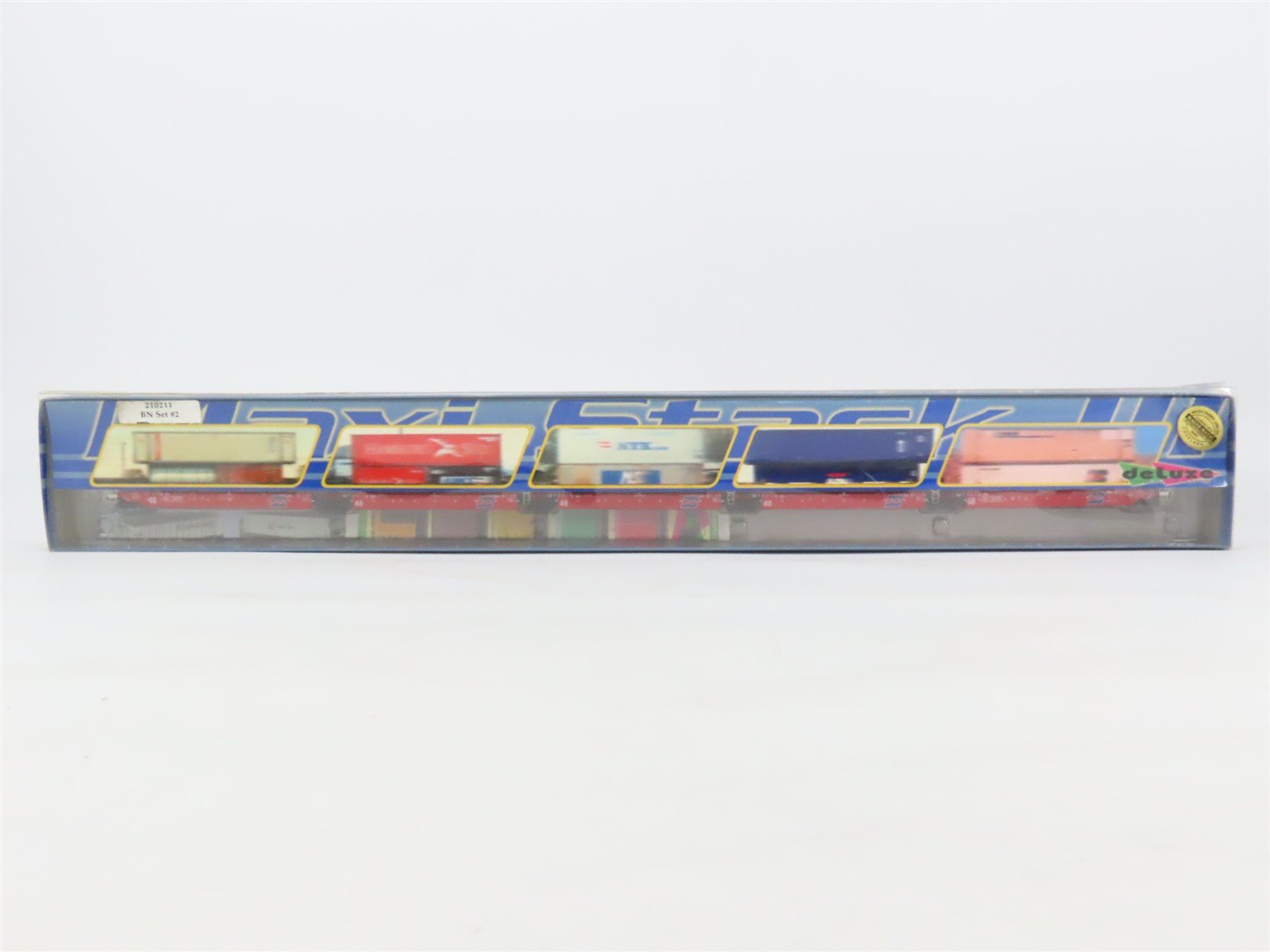 N Scale Deluxe 210211 BN Articulated Gunderson Maxi-Stack III 5-Unit Set #2