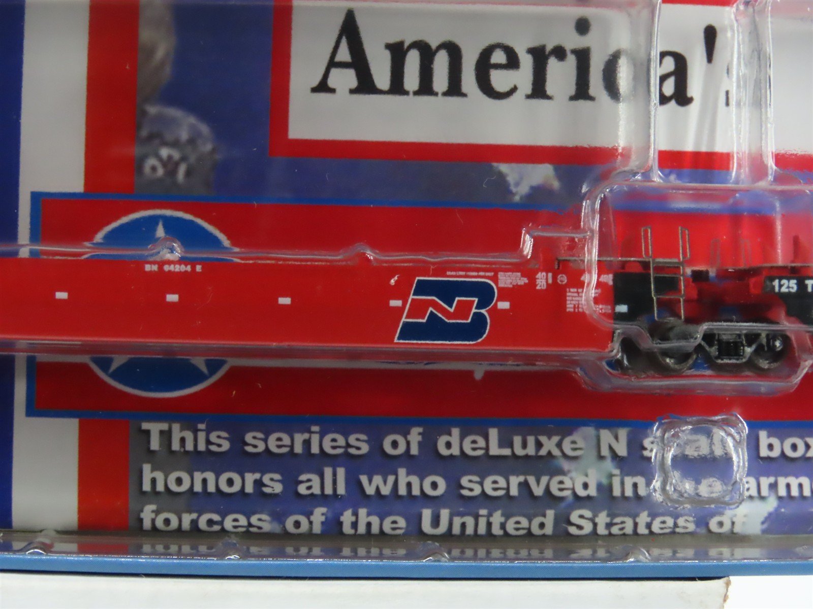 N Scale Deluxe 210201 BN Articulated Gunderson Maxi-Stack III 5-Unit Set #1