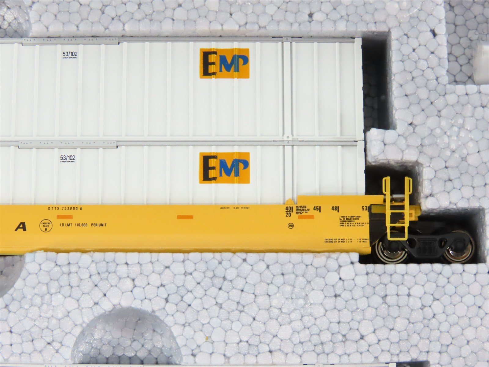 N Scale KATO #106-6116 DTTX Gunderson MAXI-IV Double Stack Car 3-Unit Set